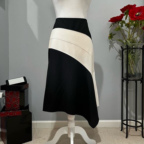 NEW The Limited 90s Classic Longline Structured Hourglass Pantsuit Midi Skirt 4 - Picture 8 of 16